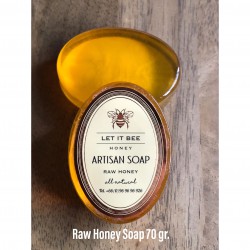 Queen Bee Raw Honey Soap 70g.